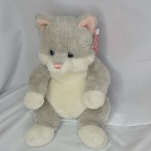 Gotta Getta Gund cat "Bitsi" Vintage Stuffed Animal Kitten 1990s With Hang Tag